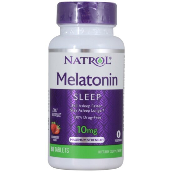    Melatonin NATROL 10mg F/D 60 tabs