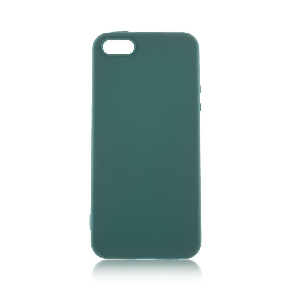 Чехол для Apple iPhone 5\5S\SE Brosco Colourful темно-зеленый