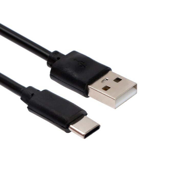 Data-кабели Red Line Кабель MB mObility, Type-C - USB, 3 А, 1 м, черный