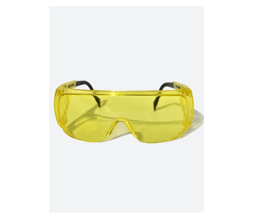Очки защитные открытые поликарбонатные "люцерна" (желтые) BRAIT - фотография № 1