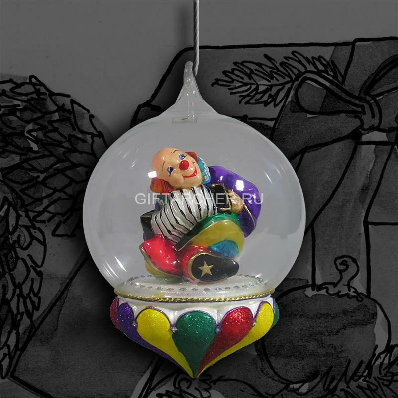 фото Клоун с гармошкой