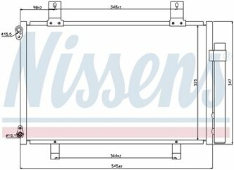 Радиатор кондиционера Suzuki Swift III/Swift IV 05> NISSENS 940057