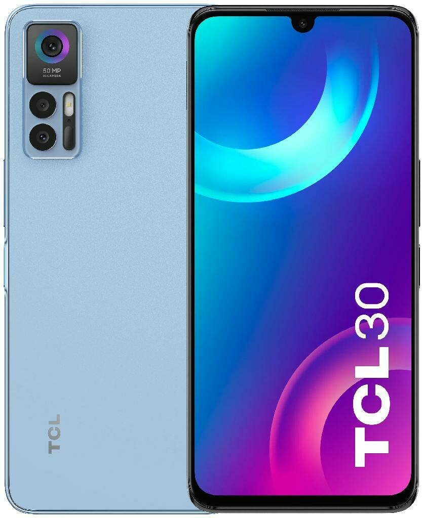 Смартфон TCL 30 4/64 ГБ, Dual nano SIM, светло-голубой