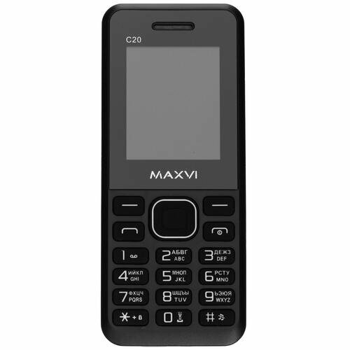 Сотовый телефон Maxvi C20 черный