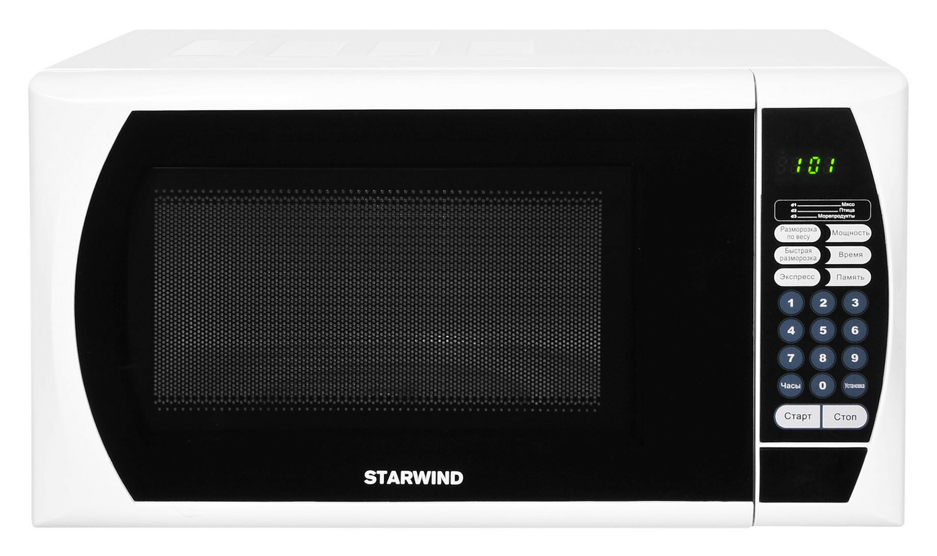 Микроволновая печь Starwind SMW3620 белый/черный