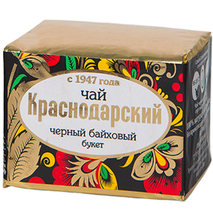 Чай Краснодарский "Букет" (255) бандеролька, черный, Россия, 50 гр.