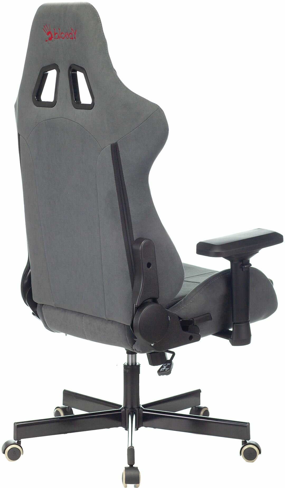 Кресло игровое A4Tech Bloody GC-740, обивка: ткань, цвет: серый - фотография № 7