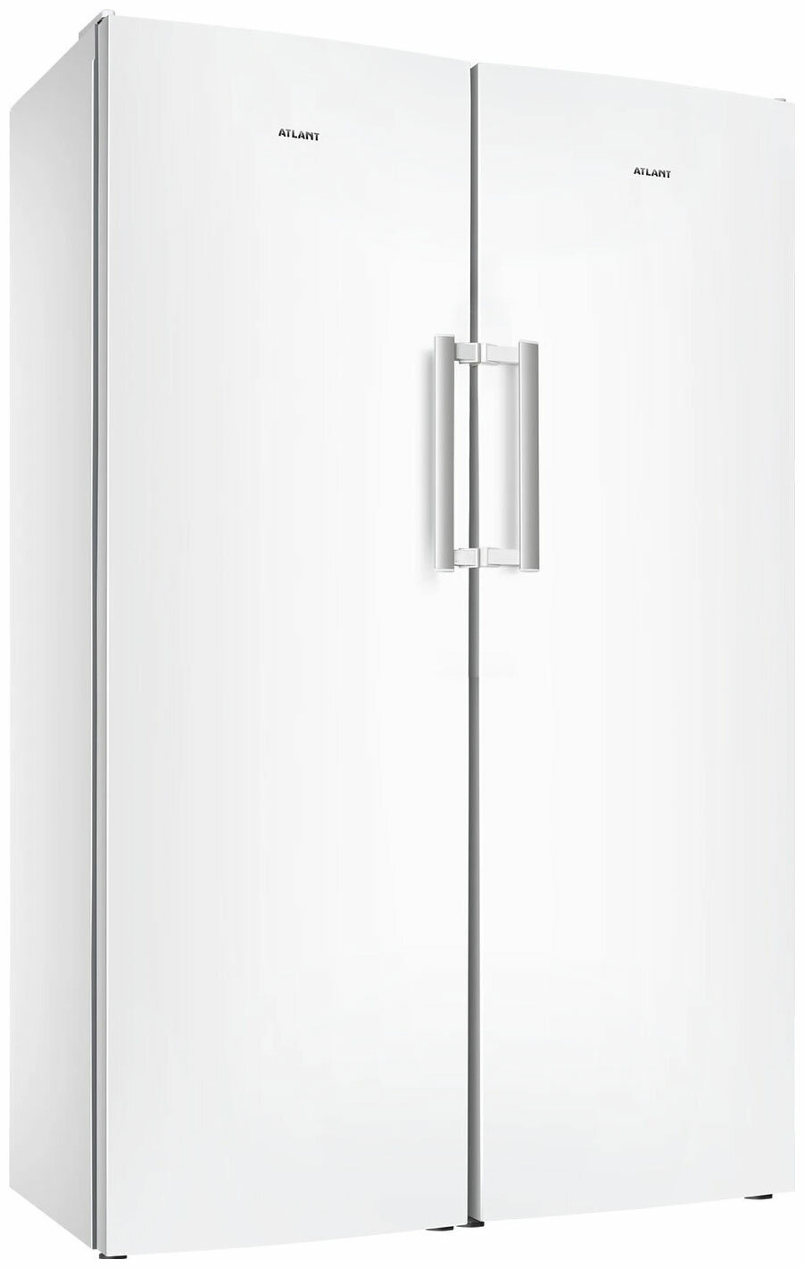 Холодильник Side by Side ATLANT холодильник Х-1602-100 + морозильник М-7606-102 N - фотография № 2