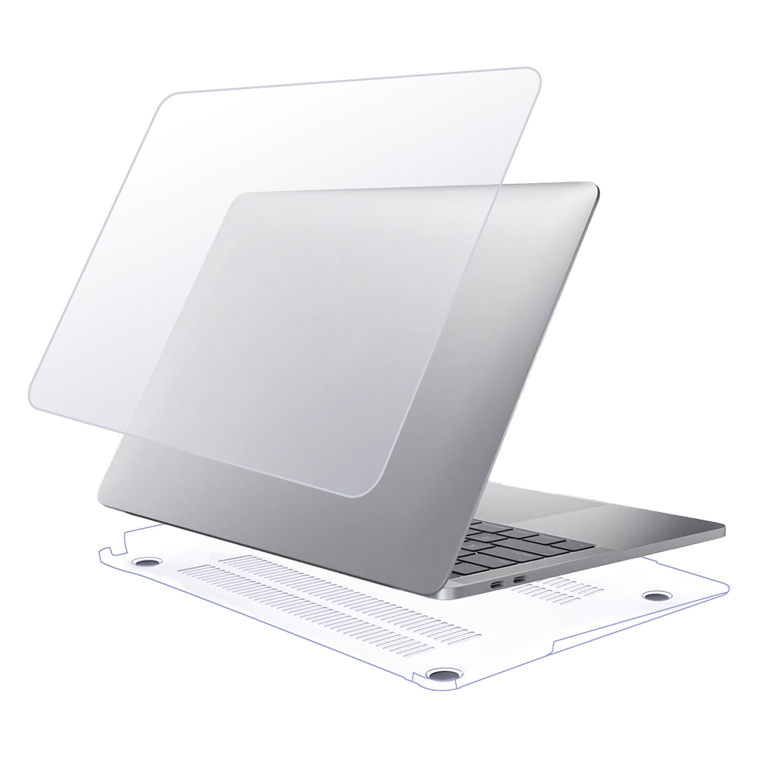Чехол для MacBook Air 13 (2020/2018) прозрачный (A1932/A2179/A2337)