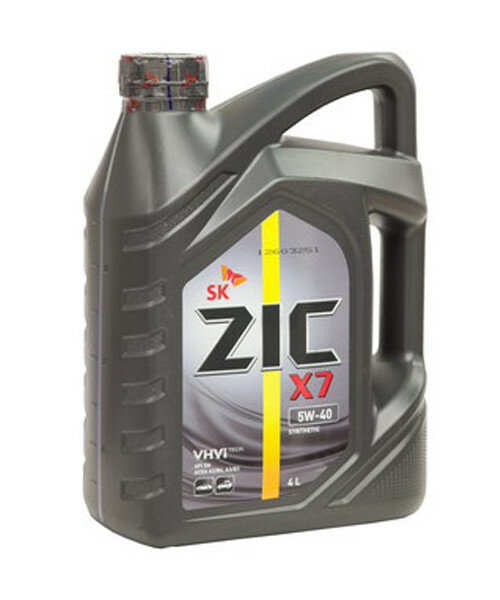 ZIC X7 5W40 4L (Синтетическое моторное масло)