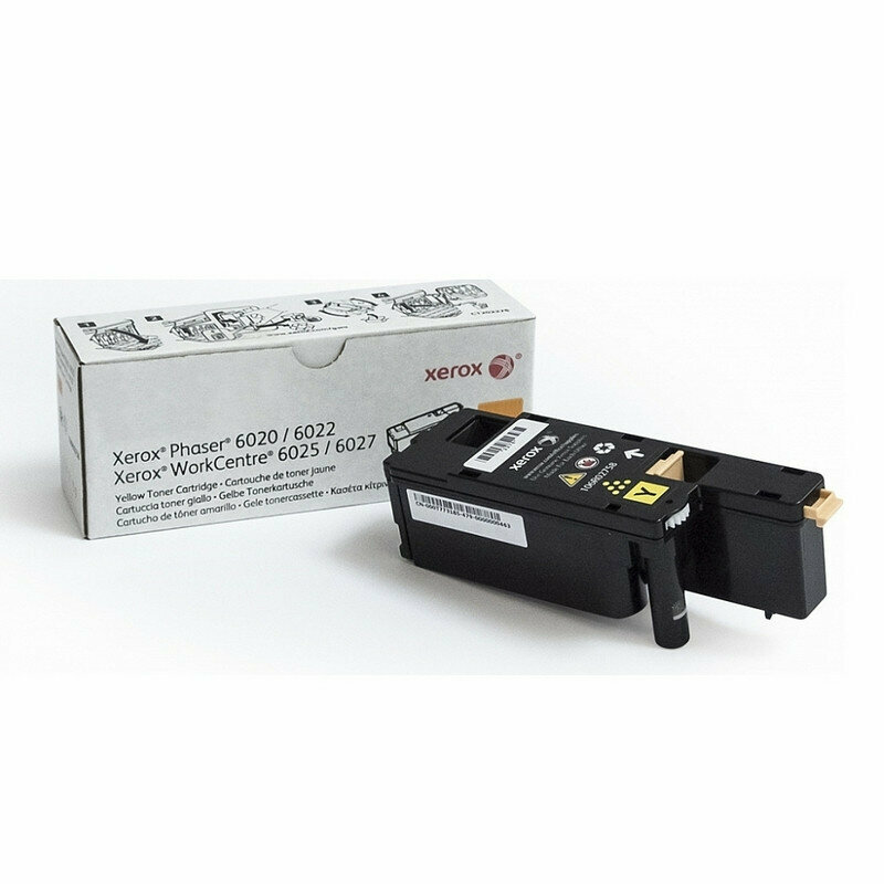 Картридж лазерный Xerox 106R02762 желтый для Phaser 6020/6022/6025/60