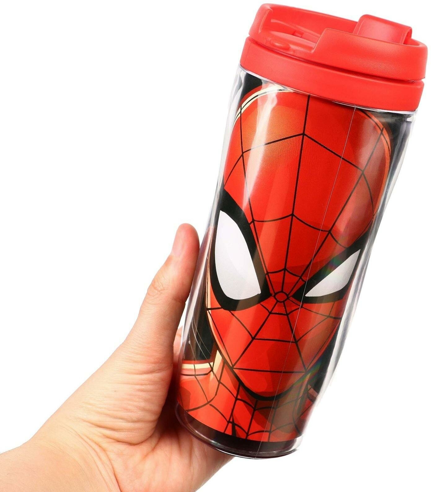 фото Термос, 500 мл, Детский "Динозавр", с кружкой, два вида крышек, сохраняет тепло до 6 ч