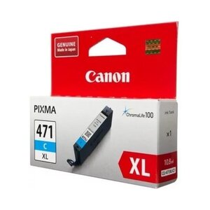 Canon Картридж Canon CLI-471XL Cyan голубой увеличенный 0347C001