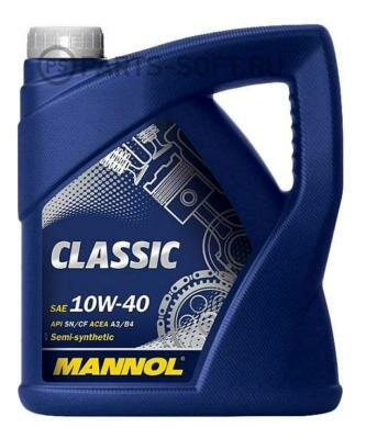 MANNOL 1101 Масло моторное CLASSIC SAE 10w40 4 л.