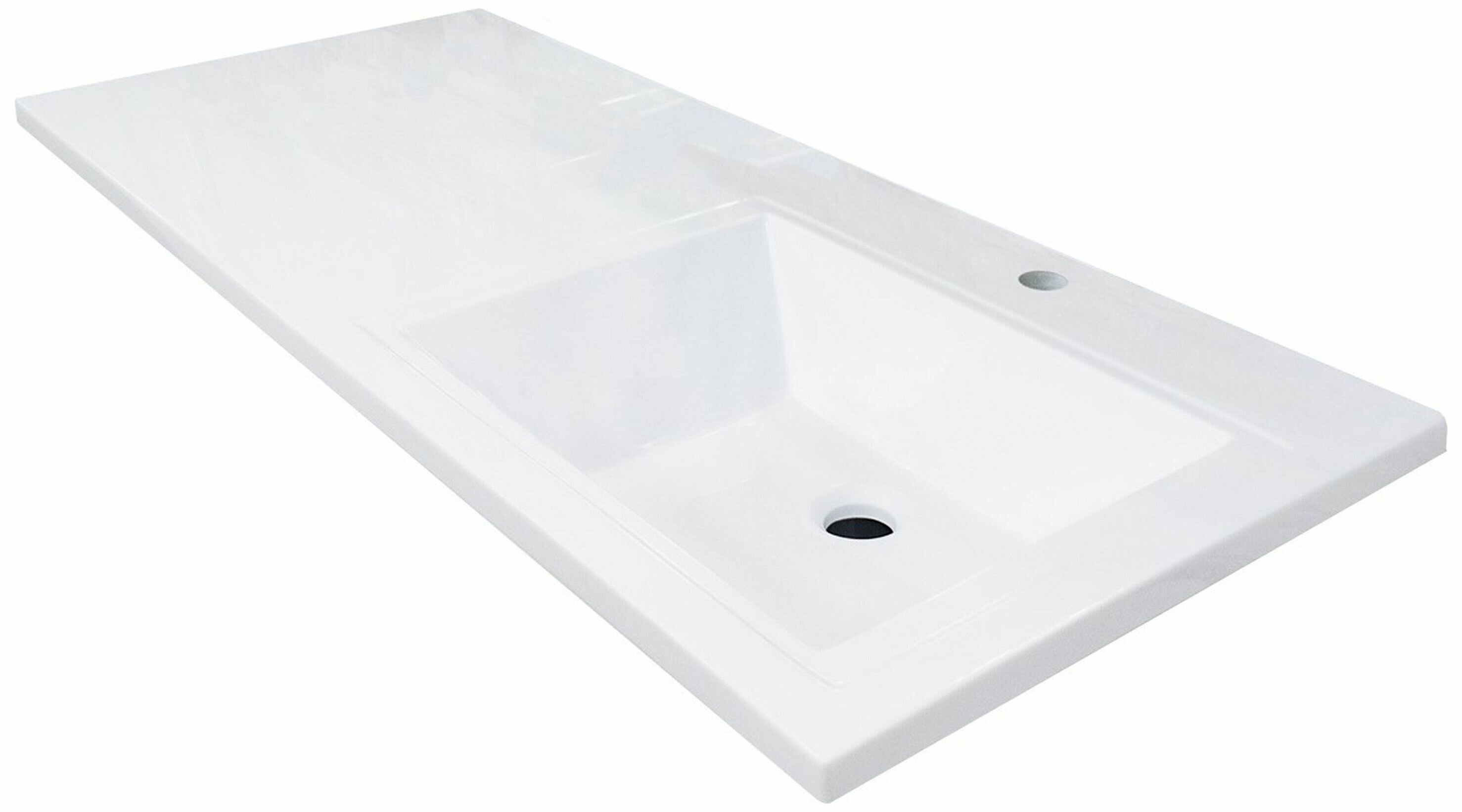 фото Умывальник накладной MISTY Гавана 5217120 R 120 см белая