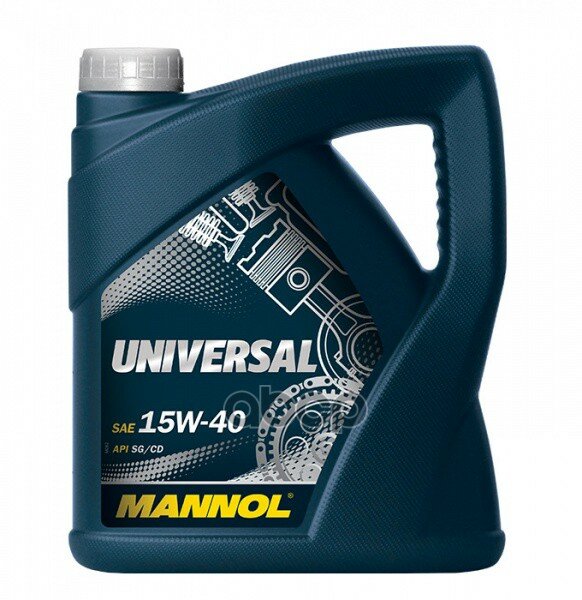 MANNOL Масло Моторное Universal 15w40 4 Л.