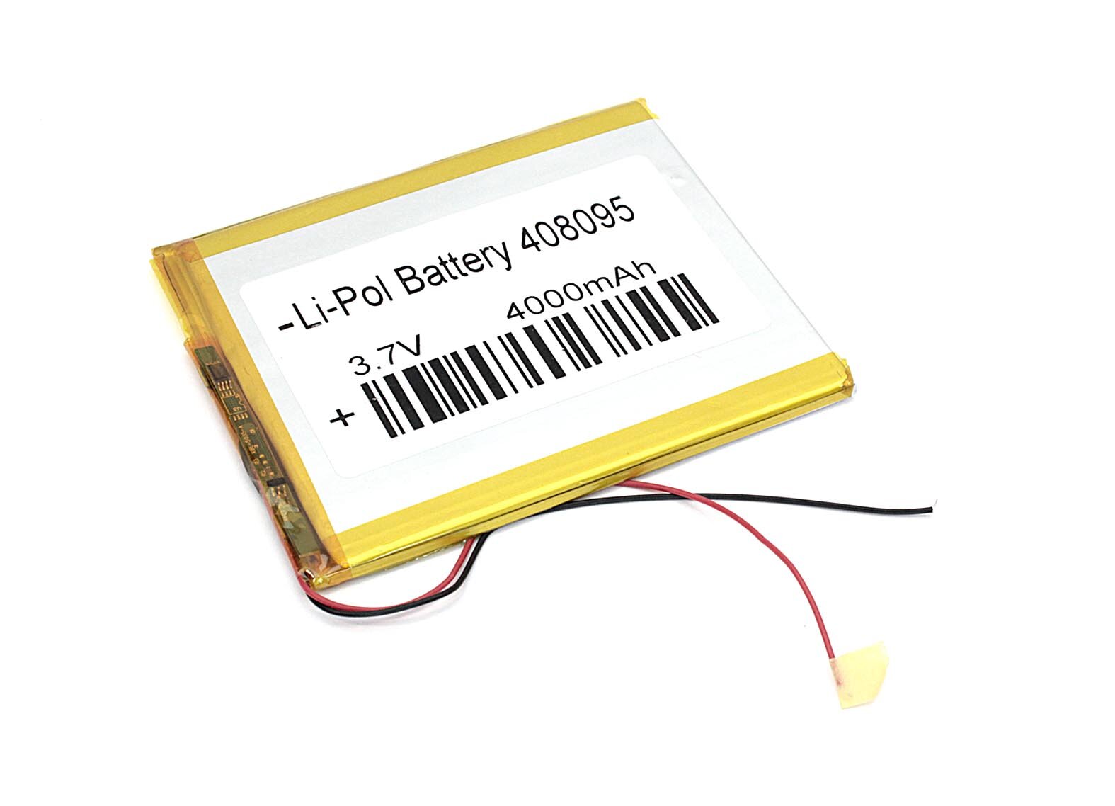 Аккумулятор Li-Pol (батарея) 4*80*95мм 2pin 3.7V/3900mAh