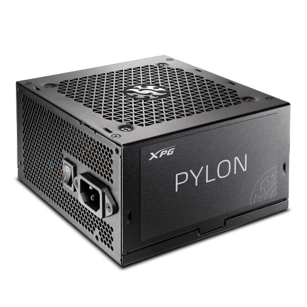 XPG PYLON650B-BLACKCOLOR Игровой блок питания чёрный (650 Вт PCIe-2 ATX v231 Active PFC 120mm Fan 80 Plus Bronze)