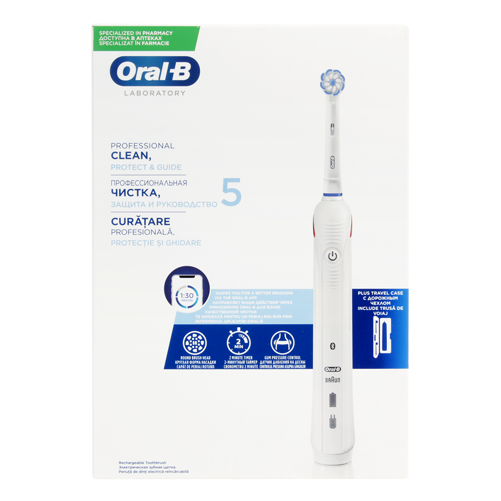 Oral-B Электрическая зубная щетка Pro 3 для чувствительных зубов и десен, 1 шт