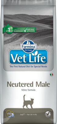 FARMINA вет.корма Сухой корм для кастрированных котов Vet Life 43970,4 кг39097 (3 шт)
