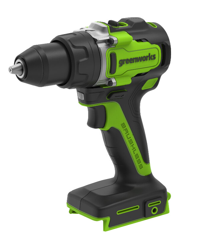 фото Дрель-шуруповерт аккумуляторная Greenworks GD24DD90 24В (без АКБ и ЗУ)