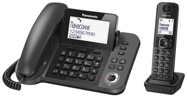 Радиотелефон DECT Panasonic KX-TGF320RU grey