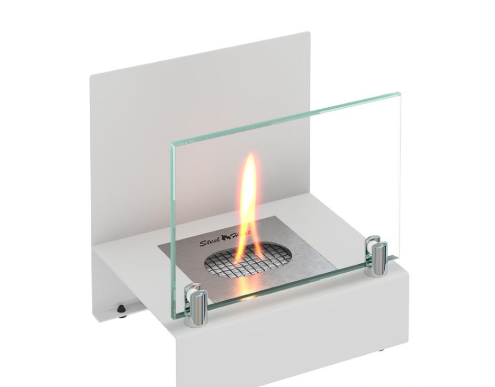 фото Настольный биокамин SteelHeat ERIKA белый TER/WHITE Белый