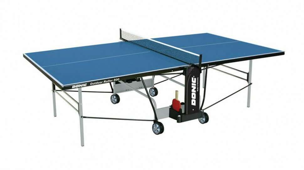 Теннисные столы Donic Всепогодный теннисный стол Donic Outdoor Roller 800 синий