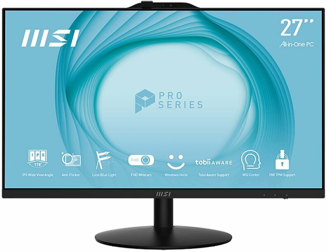 Моноблок MSI Pro AP272 13M-421XRU 27"/i5-13400/8Gb/SSD 512Gb/No OS/Black 9S6-AF8311-421