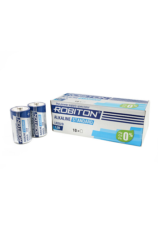 Robiton Батарейка Robiton STANDARD LR20 BULK10, 10шт