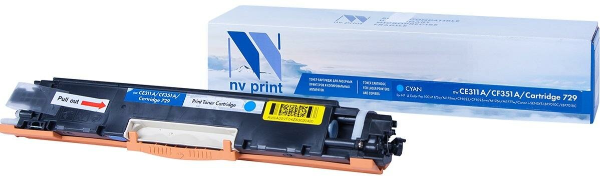 Картридж NV-Print CE311 1000стр Голубой