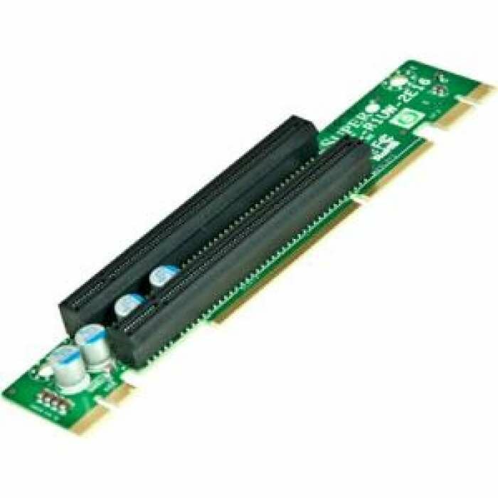 Плата расширения Supermicro RSC-R1UW-2E16 1U LHS WIO Riser card with two PCI-E x16 slots