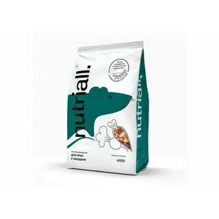 Полнорационный корм для крыс Nutriall, с овощами, 400 г