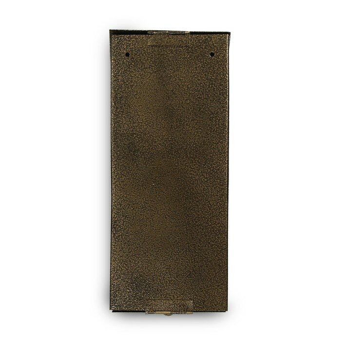 Ящик почтовый без замка (с петлей), вертикальный, "Узкий", бронзовый./В упаковке шт: 1 - фотография № 6
