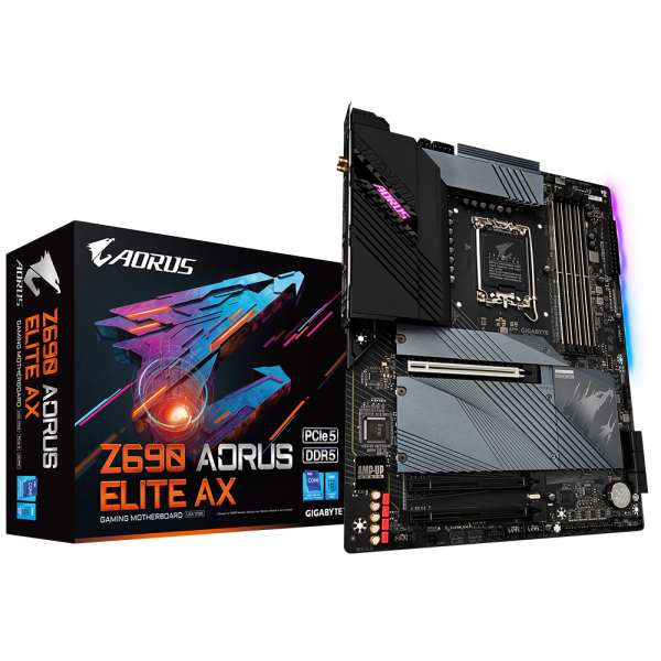 Материнская плата 1700 Gigabyte Z690 Aorus Elite AX DDR5