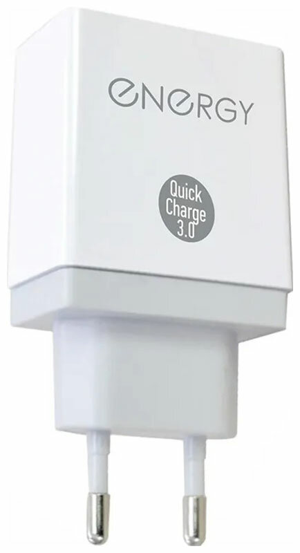Сетевое зарядное устройство Energy ET-24 3 USB Q3.0 цвет - белый