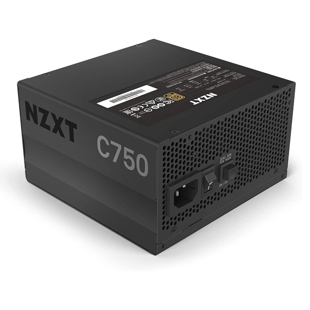 Блок питания ATX 750W NZXT C750, 12V@62A, 80+ Gold, модульный