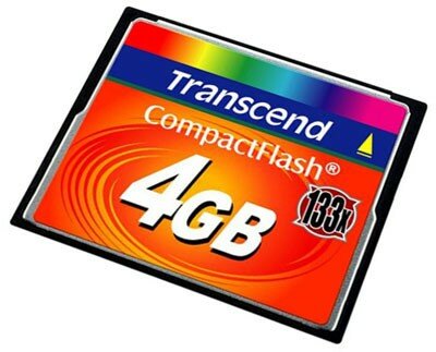 Флеш карта CF 4GB Transcend, 133X TS4GCF133