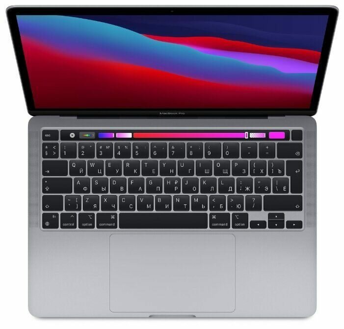 Ноутбук Apple MacBook Pro 13 Late 2020 (Apple M1 / 13.3 / 2560x1600 / 256GB SSD) Space Gray (Серый космос) MYD82