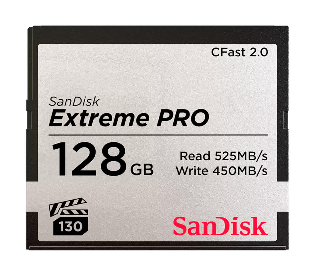 Карта памяти SanDisk CFast 128GB Extreme Pro R525/W450MB/s VPG130