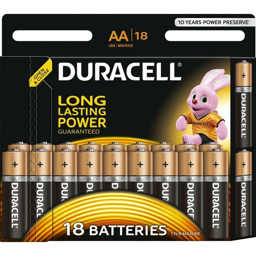 Батарейка Duracell LR6-18BL Basic AA (18шт.)