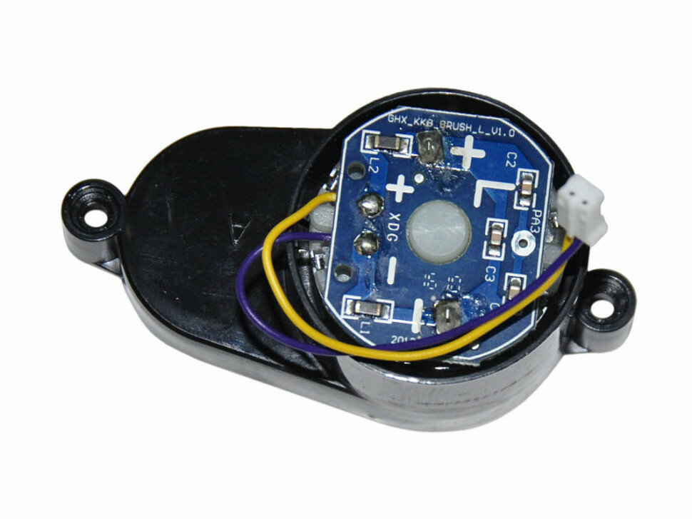 фото Двигатель вращения боковой щетки левый для робота-пылесоса R300 (Вариант 1) RV-R300-DVL-1