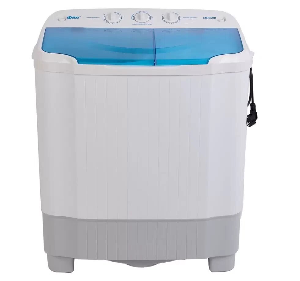 Активаторная стиральная машина Фея СМП 50 Н белый-голубой