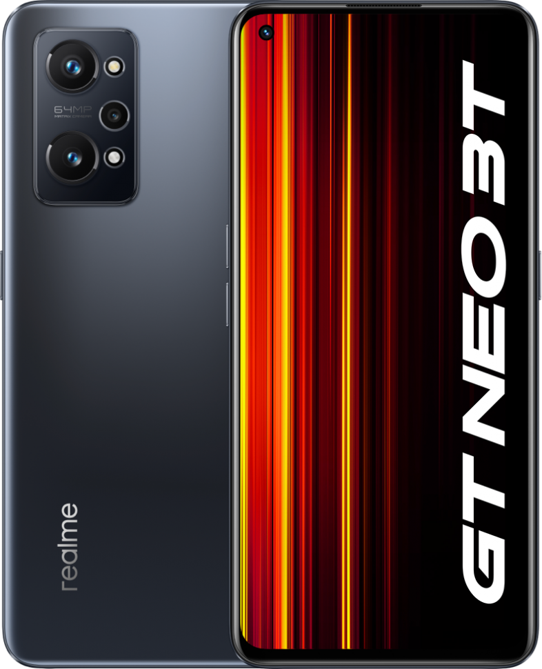 Смартфон Realme GT Neo 3T 8/128GB Black (Черный) EAC