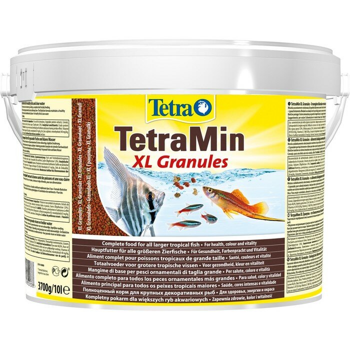 TETRA Корм TetraMin XL Granules для рыб, крупные гранулы, 10 л.