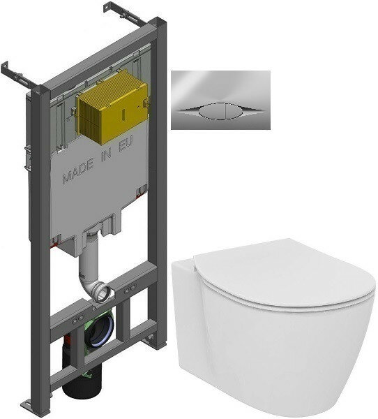    Ideal Standard Connect E771801 + E772401 +   Jacob Delafon E29025-NF + E29027-CP