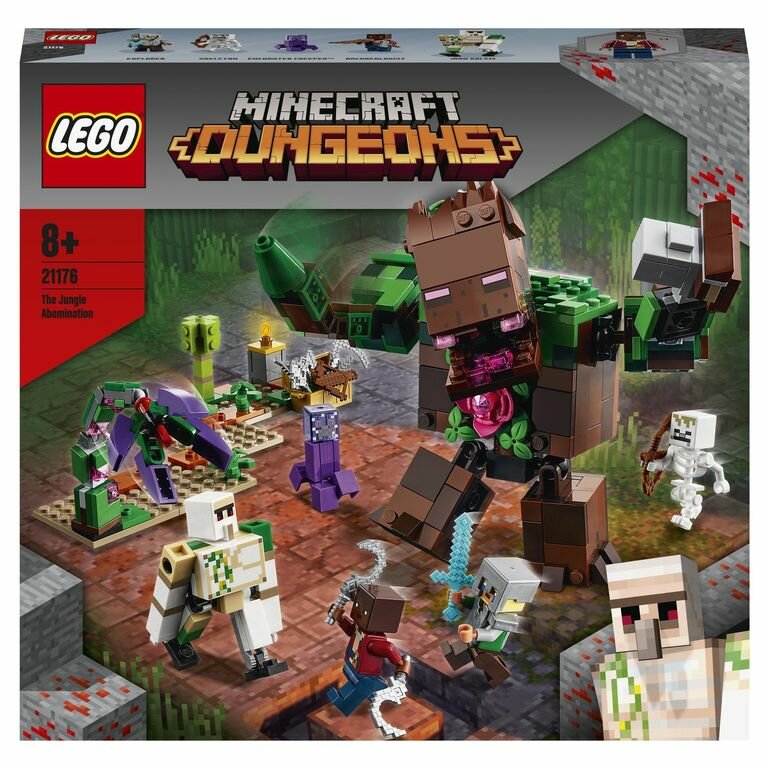LEGO Minecraft Конструктор Мерзость из джунглей, 21176