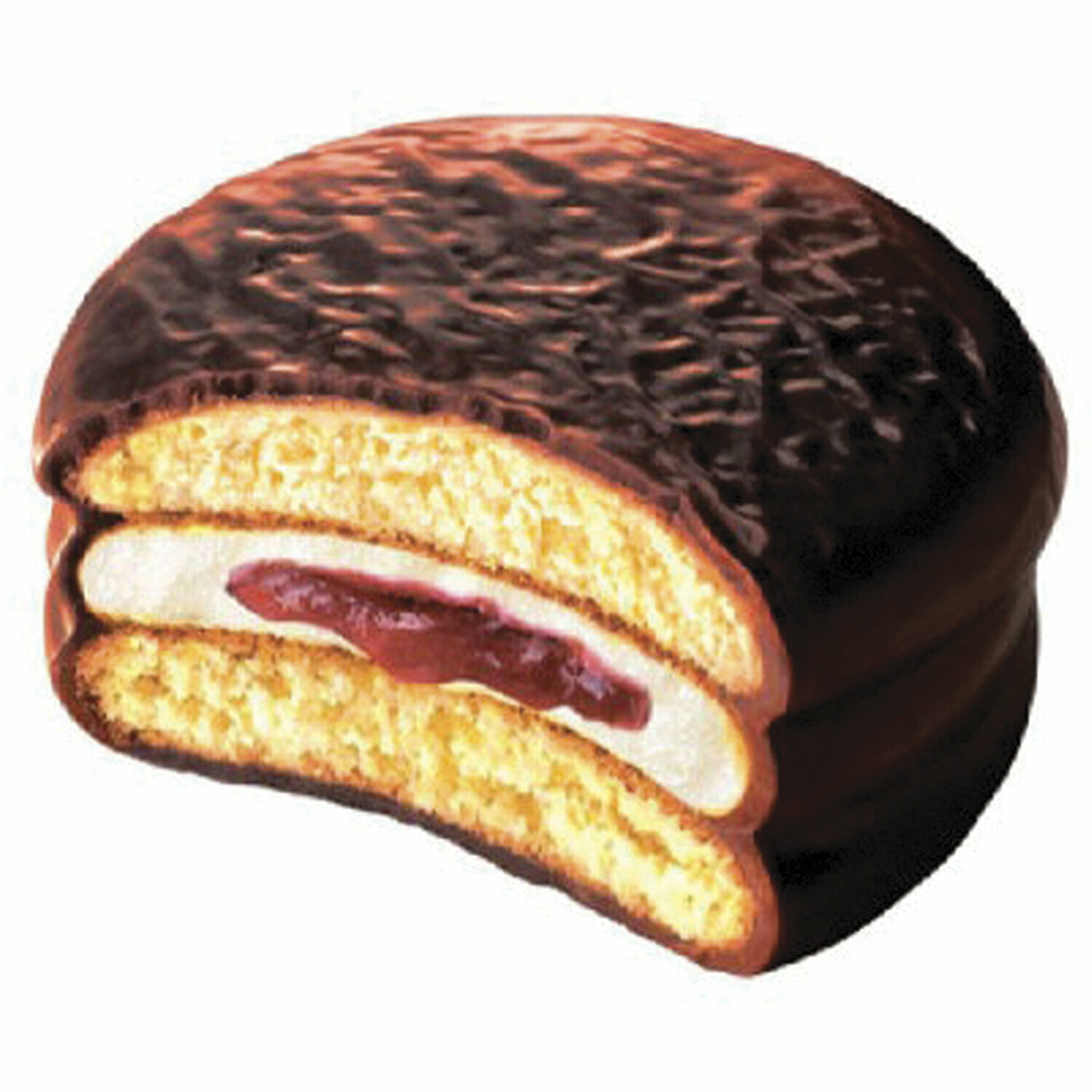 Печенье ORION "Choco Pie Cherry" вишневое 360 г (12 штук х 30 г), О0000013004 - фотография № 3