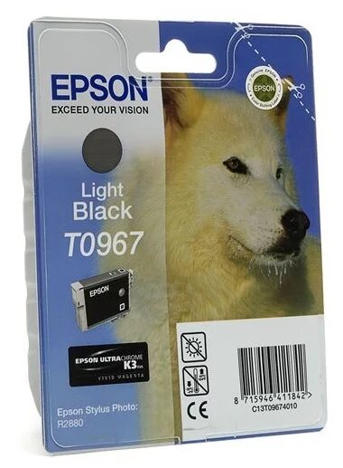 Картридж Epson C13T09674010 Stylus Photo 2880 (Light Black)