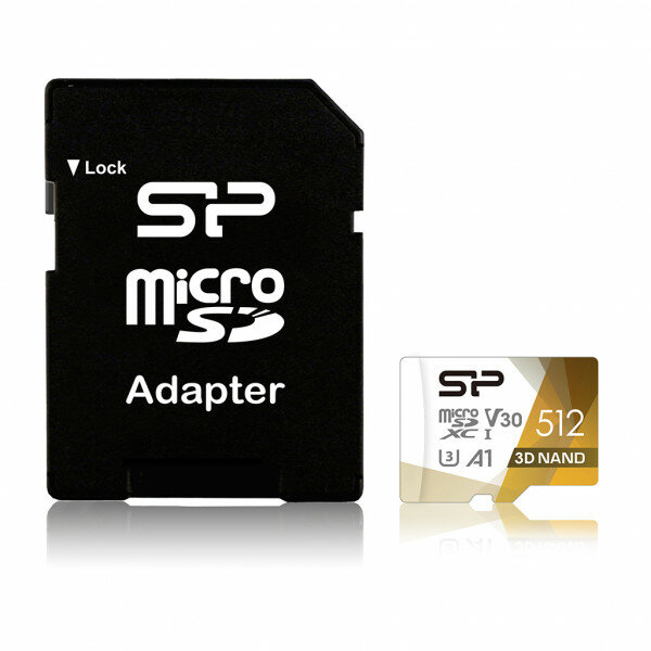 Карта памяти microSD 512GB Silicon Power Superior Pro A1 microSDXC Class 10 UHS-I U3 Colorful SP512GBSTXDU3V20AB